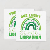 St. Patrick Day Lucky Librarian (Vorne/Hinten)