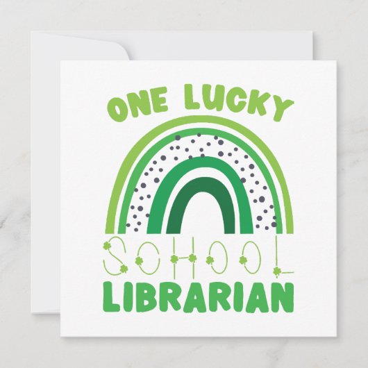 St. Patrick Day Lucky Librarian (Vorderseite)