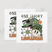 St. Patrick Day Lucky Librarian (Vorne/Hinten)