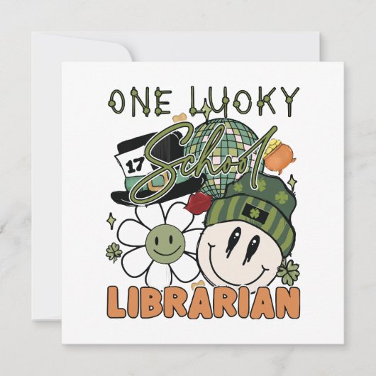 St. Patrick Day Lucky Librarian (Vorderseite)