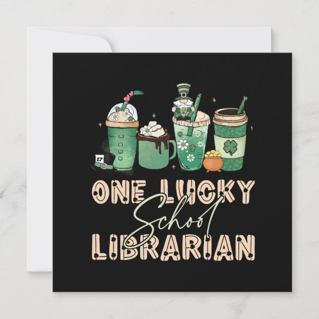 St. Patrick Day Lucky Librarian (Vorderseite)