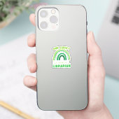 St. Patrick Day Lucky Librarian Aufkleber (Telefon)