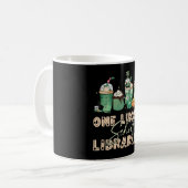 St. Patrick Day Lucky Librarian Kaffeetasse (Vorderseite Links)