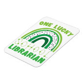 St. Patrick Day Lucky Librarian Magnet (Linke Seite)