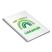 St. Patrick Day Lucky Librarian Notizblock (Rechte Seite)