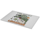 St. Patrick Day Lucky Librarian Schneidebrett (Ecke)