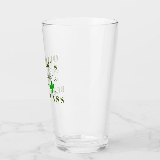 St Patrick Day Name Beer Glas (Links)