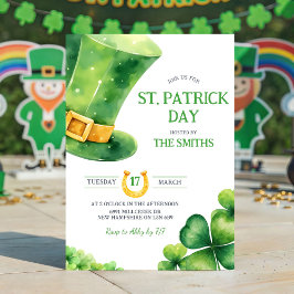 St. Patrick Day Party Einladung