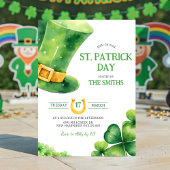 St. Patrick Day Party Invitation Einladung