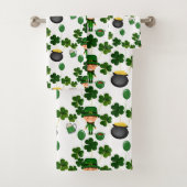 St. Patrick Day Pattern Badhandtuch Set (Insitu)