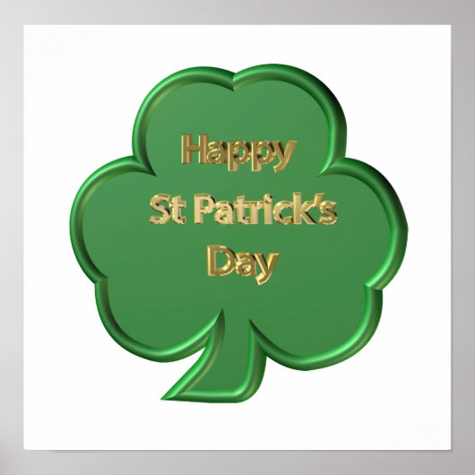 St. Patrick Day Poster (Vorne)