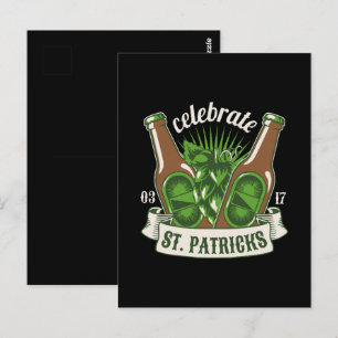 St. Patrick Day Postkarte