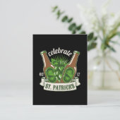 St. Patrick Day RSVP Karte (Stehend Vorderseite)