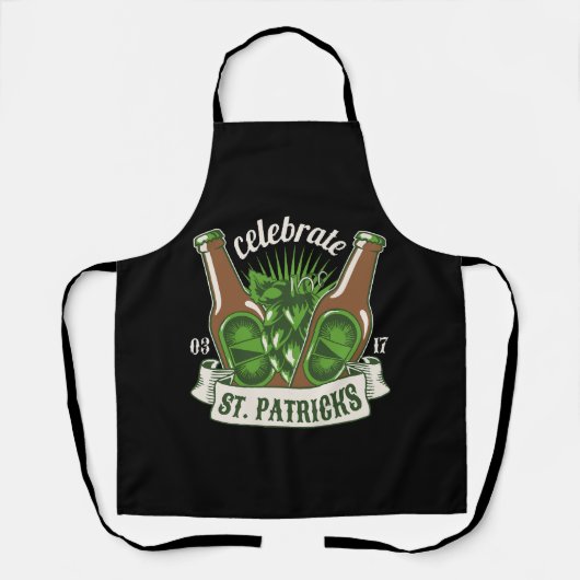 St. Patrick Day Schürze (Vorderseite)