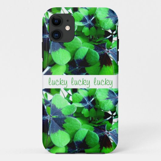 St. Patrick Day St. Patrick's Kleeblatt Clover Case-Mate iPhone Hülle (Rückseite)