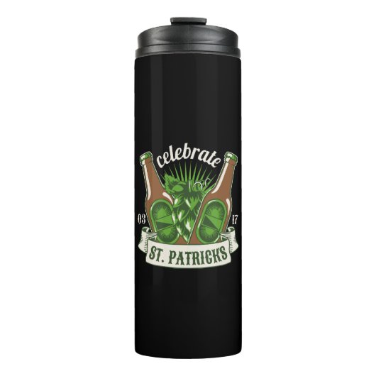 St. Patrick Day Thermosbecher (Vorderseite)