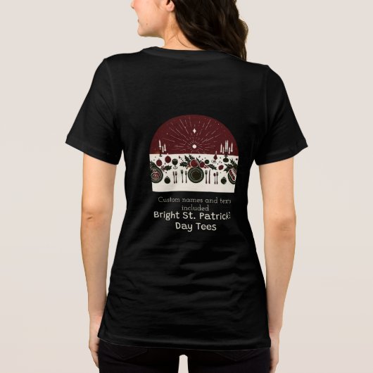 ST.PATRICK DAY Tri-Blend SHIRT (Rückseite)