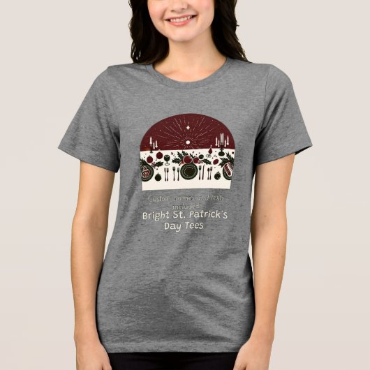 ST.PATRICK DAY Tri-Blend SHIRT (Vorderseite)