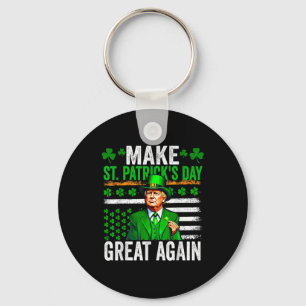 St Patrick Day wieder groß Trump Drink Biene Schlüsselanhänger