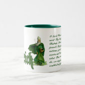 St. Patrick Day Zweifarbige Tasse (Mittel)