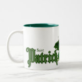 St. Patrick Day Zweifarbige Tasse (Links)