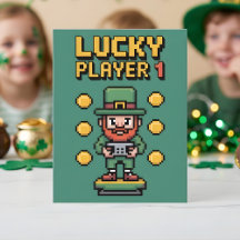 St Patrick Days Lucky Gamer Player