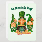 ST PATRICK DESIGN FEIERTAGSKARTE (Vorne/Hinten)
