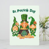 ST PATRICK DESIGN FEIERTAGSKARTE (Stehend Vorderseite)
