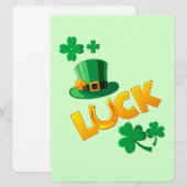 ST PATRICK DESIGN FEIERTAGSKARTE (Vorne/Hinten)