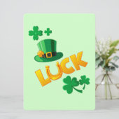 ST PATRICK DESIGN FEIERTAGSKARTE (Stehend Vorderseite)