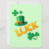 ST PATRICK DESIGN FEIERTAGSKARTE (Vorderseite)