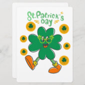 ST PATRICK DESIGN FEIERTAGSKARTE (Vorne/Hinten)