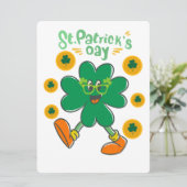 ST PATRICK DESIGN FEIERTAGSKARTE (Stehend Vorderseite)