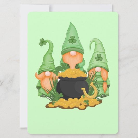 ST PATRICK DESIGN FEIERTAGSKARTE (Vorderseite)