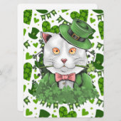 ST PATRICK DESIGN FEIERTAGSKARTE (Vorne/Hinten)