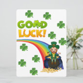 ST PATRICK DESIGN FEIERTAGSKARTE (Stehend Vorderseite)