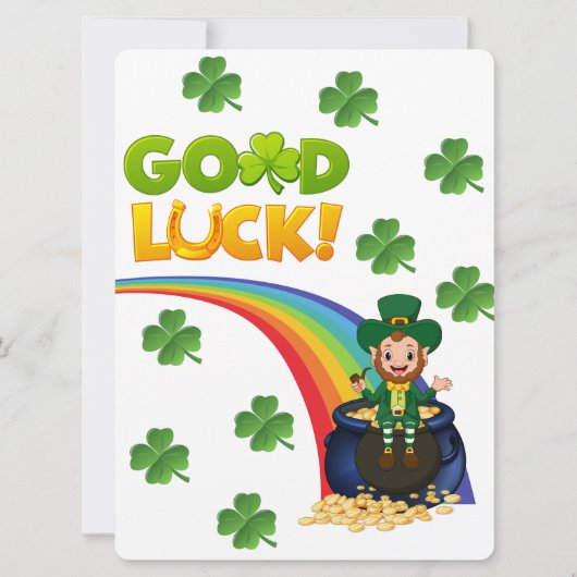 ST PATRICK DESIGN FEIERTAGSKARTE (Vorderseite)