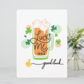 ST PATRICK DESIGN FEIERTAGSKARTE (Stehend Vorderseite)