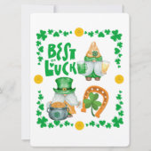 ST PATRICK DESIGN FEIERTAGSKARTE (Vorderseite)