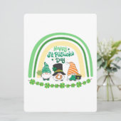 ST PATRICK DESIGN FEIERTAGSKARTE (Stehend Vorderseite)