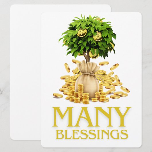 ST PATRICK DESIGN FEIERTAGSKARTE (Vorne/Hinten)