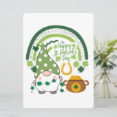 ST PATRICK DESIGN FEIERTAGSKARTE (Stehend Vorderseite)