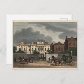 St. Patrick Dun's Hospital in Dublin, Ireland 1835 Postkarte (Vorne/Hinten)