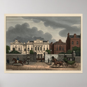 St. Patrick Dun's Hospital in Dublin, Irland 1835 Poster