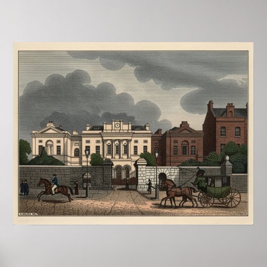 St. Patrick Dun's Hospital in Dublin, Irland 1835 Poster (Vorne)