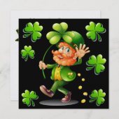 St. Patrick Einladung (Vorne/Hinten)