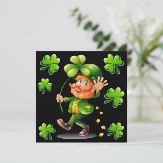 St. Patrick Einladung (Stehend Vorderseite)