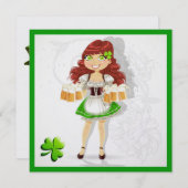 St. Patrick Einladung (Vorne/Hinten)