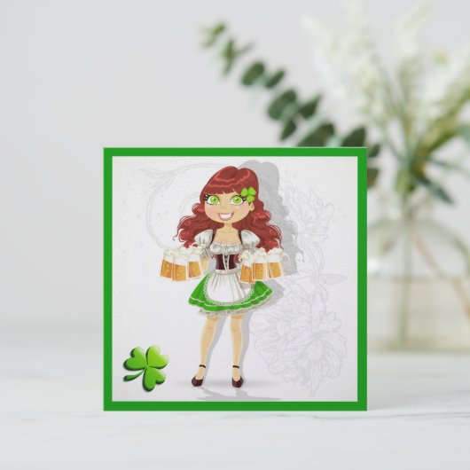 St. Patrick Einladung (Stehend Vorderseite)