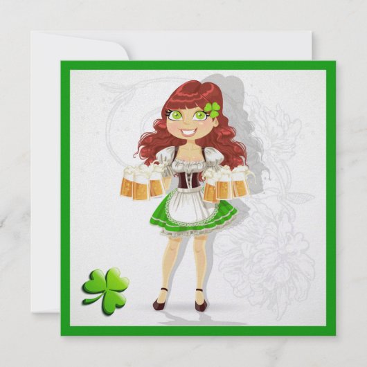 St. Patrick Einladung (Vorderseite)